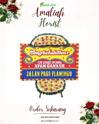 Bunga Papan Congratulation di Sei Kera Hulu